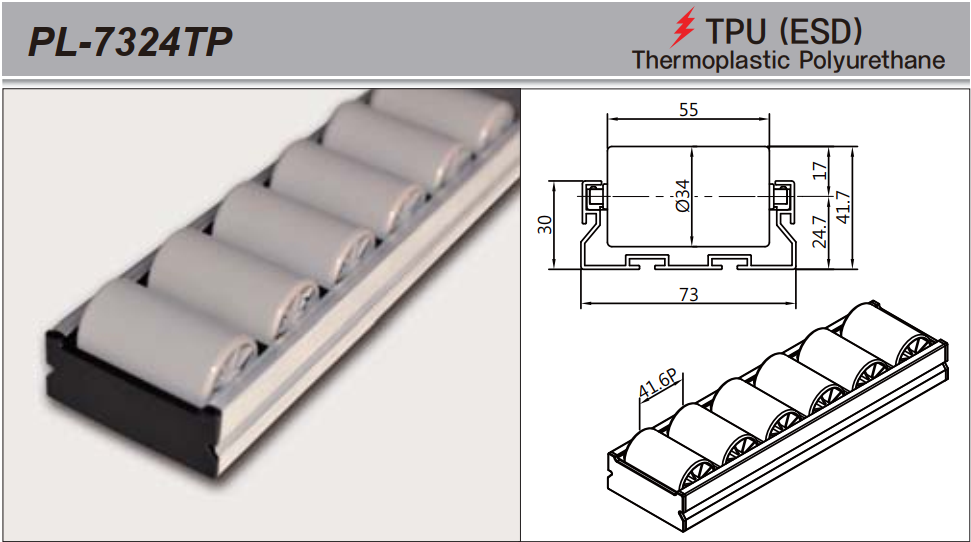 Con lăn PL-7324TP - Ảnh 2